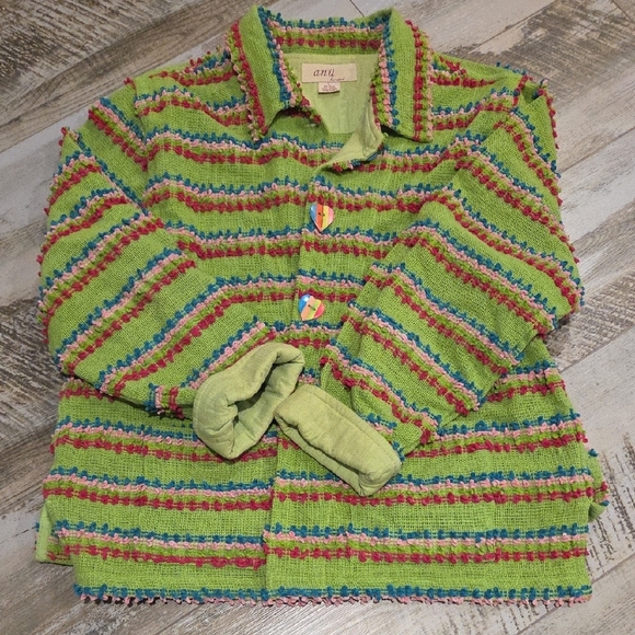 Colorful Striped Women's Top - Picture 1 of 13